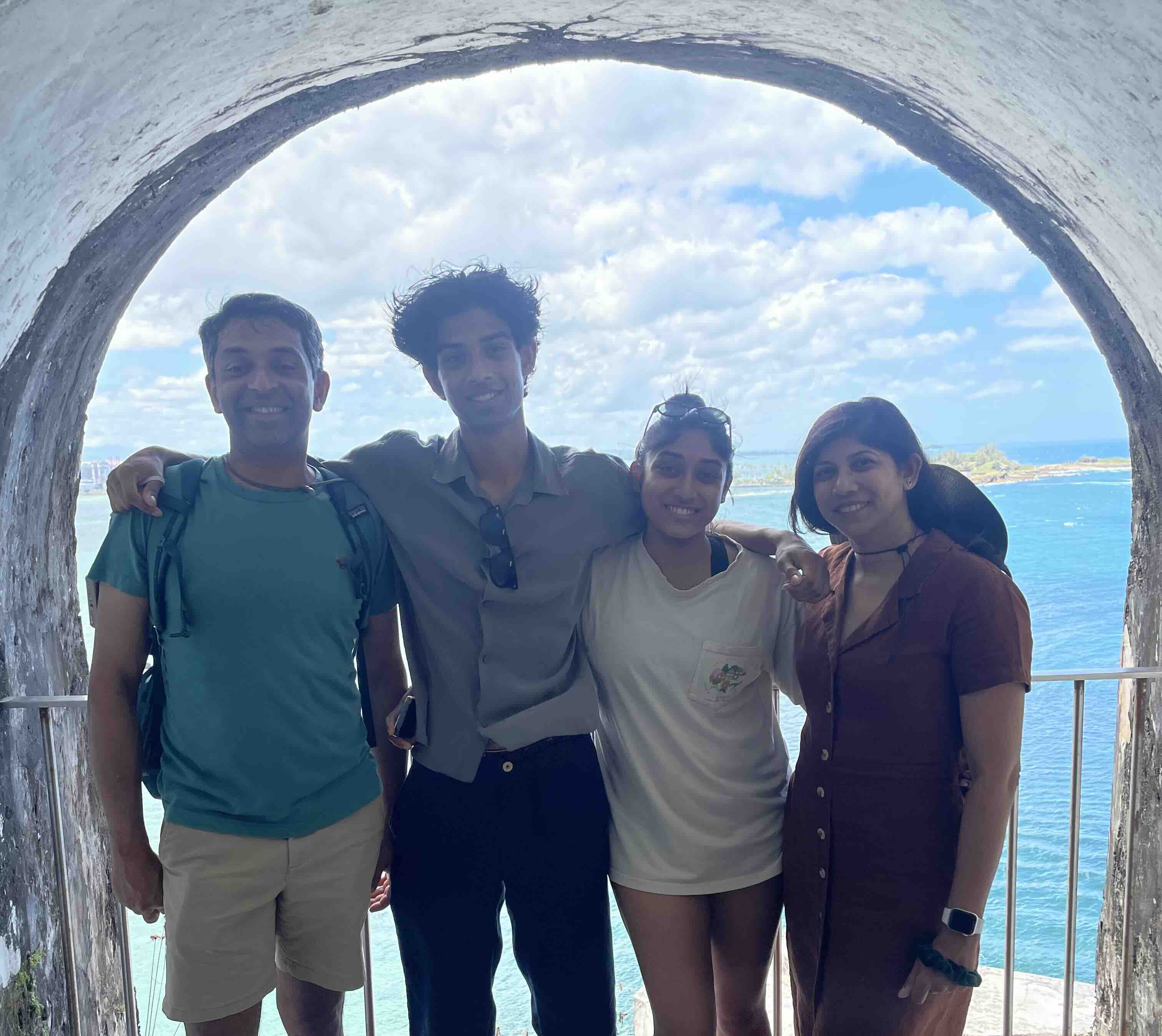 Family hiking photos