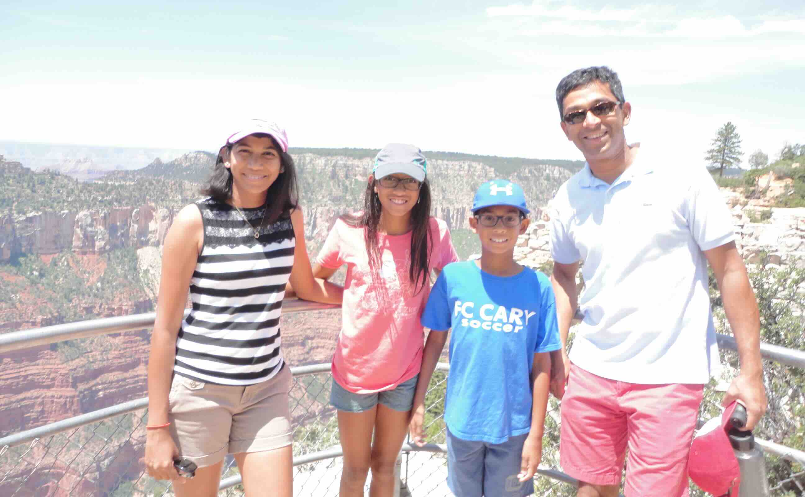 Family hiking photos