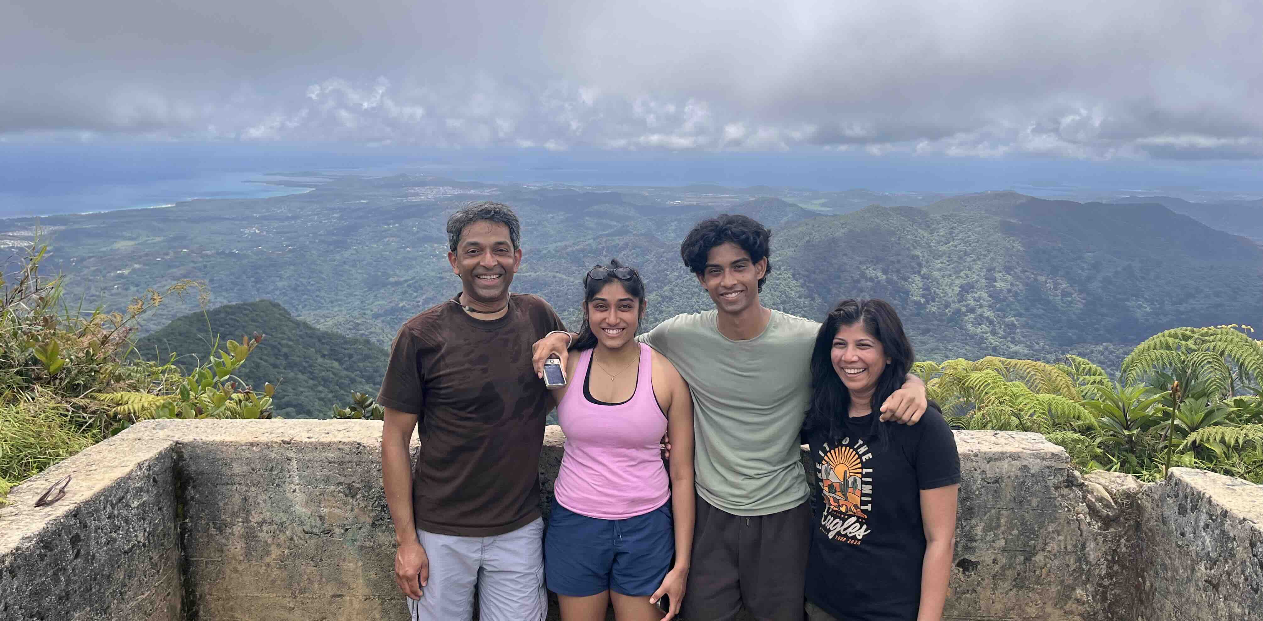 Family hiking photos