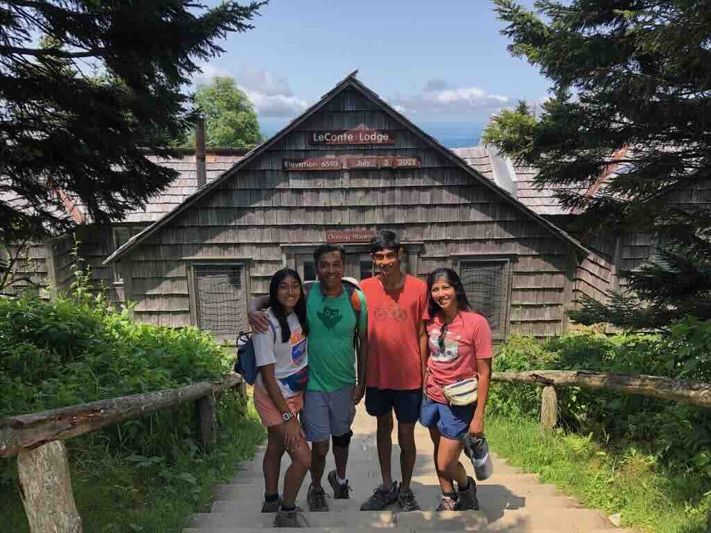 Family hiking photos