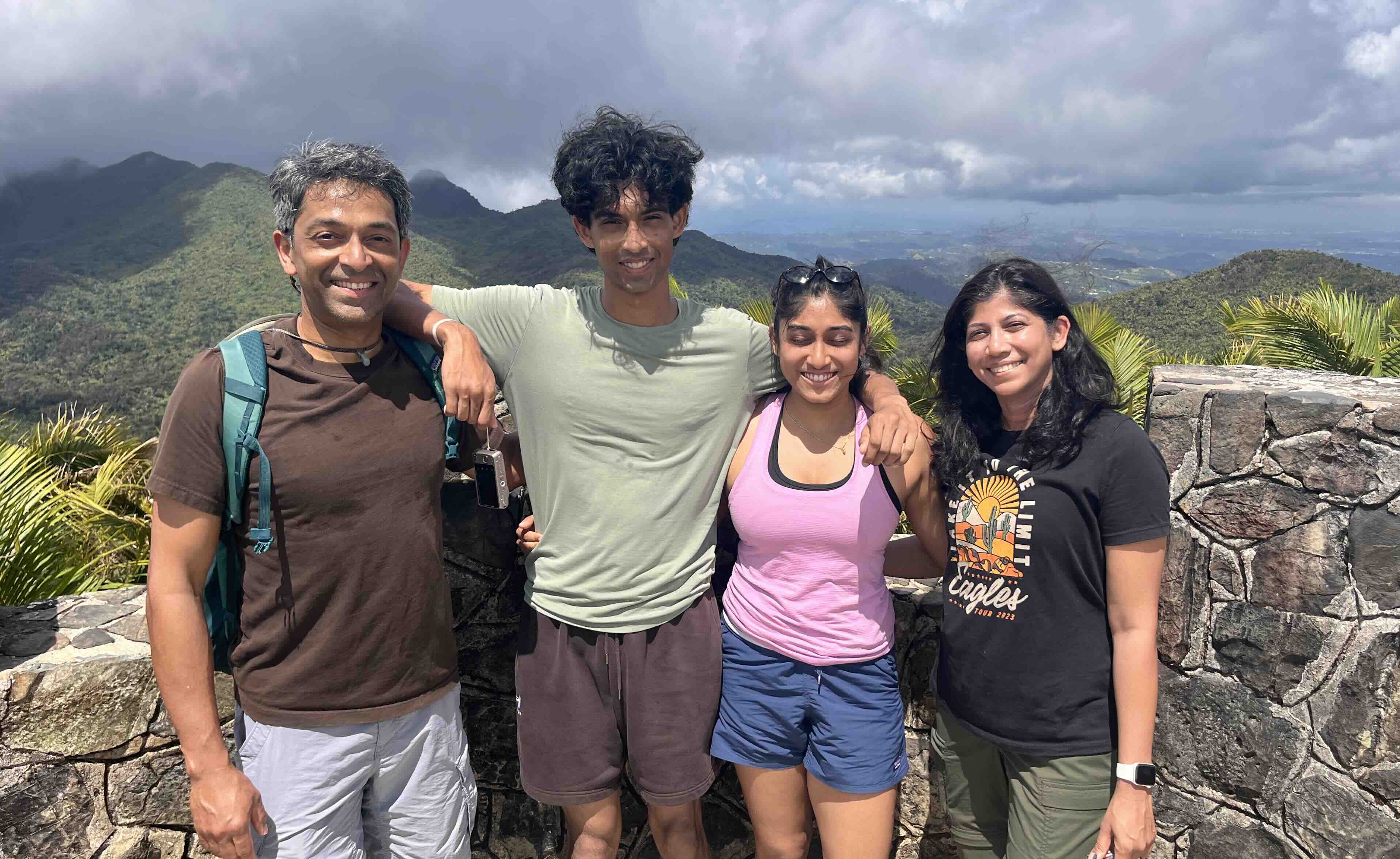 Family hiking photos