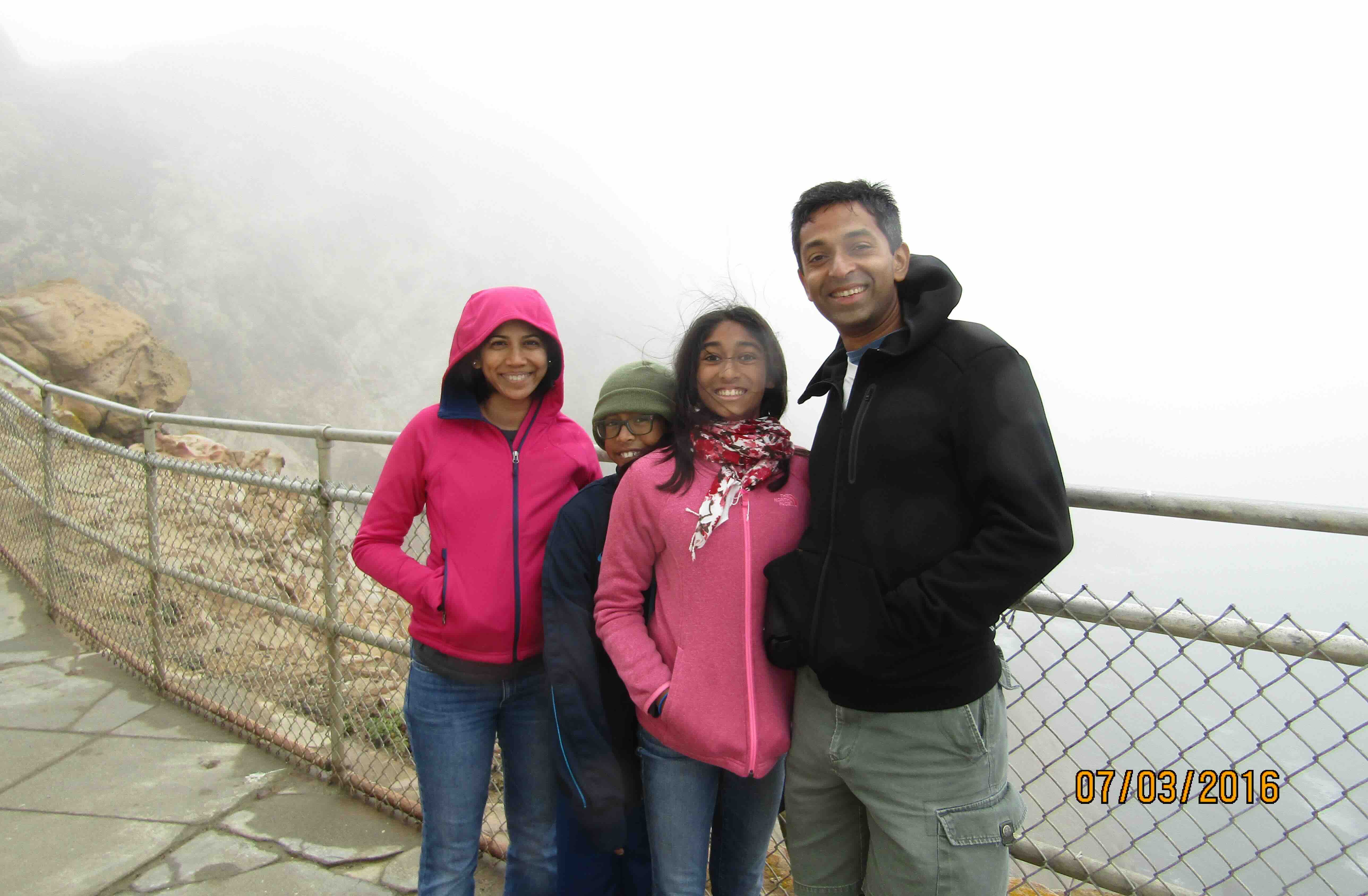 Family hiking photos