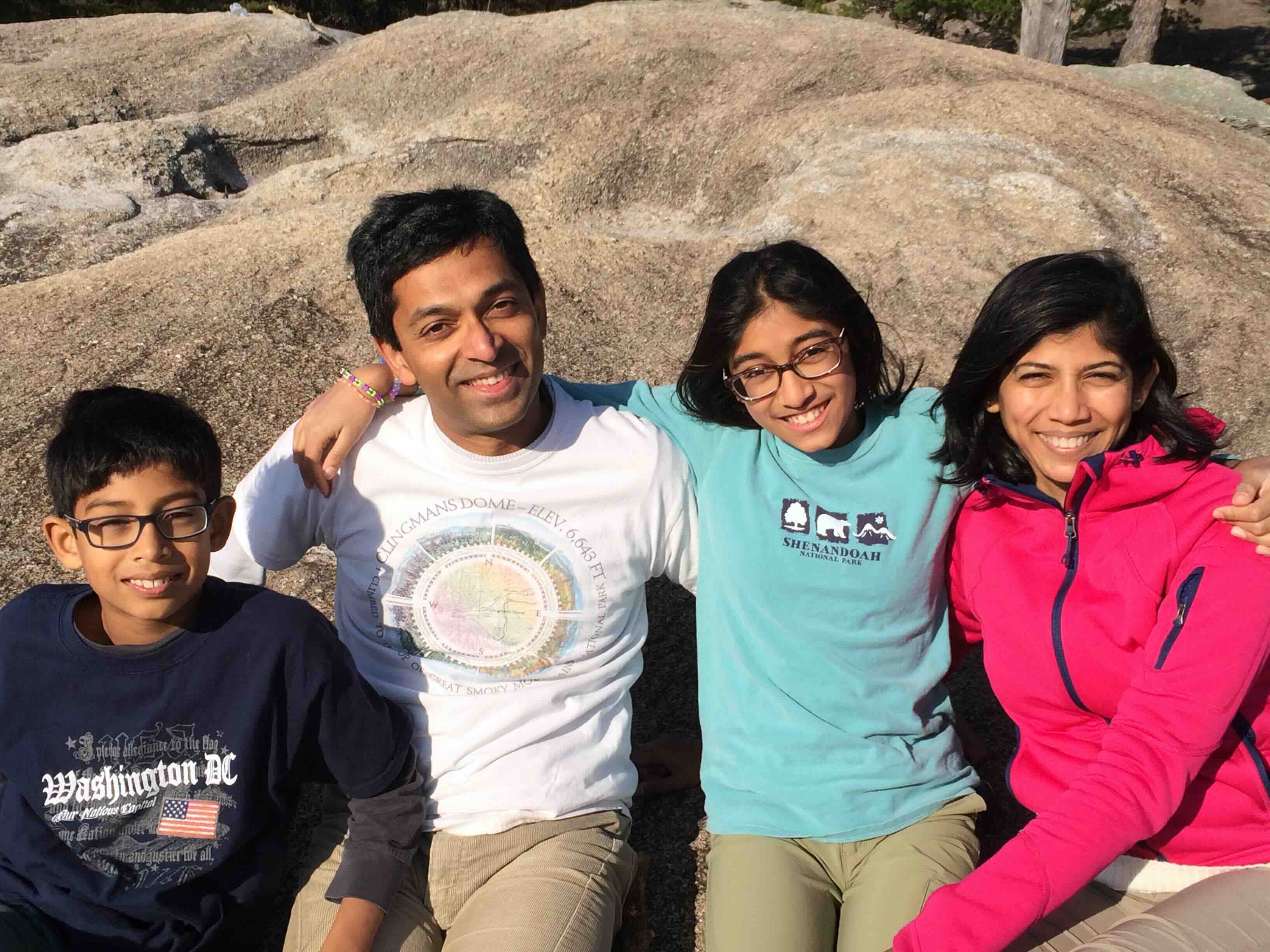 Family hiking photos